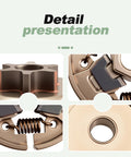 Detailed view of 0.325 Inch 7 Tooth Spur Sprocket Clutch Drum Kit With Oil Pump, Fuel Filter, Oil Hose Line, Worm Gear And Spark Plug