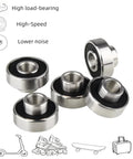Sixteen Pack 608 RS Ball Bearings For Skateboards Inline Skates Scooters Double Rubber Sealed Shielded 8x22x7mm ABEC 9 High Precision