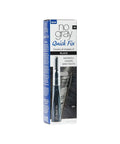 Instant Root Cover Spray For Gray Hair Quick No Drama Fix Hella Fast Drying Formula packaging displaying before and after brushing gray roots.