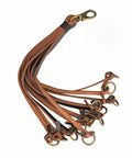 Leather Game Carrier Strap Belt With 12 Drop Slip Rings For Dove Duck Quail Pheasant And Other Small Game Bird Tote Hanger
