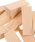 Close-up of No Slip Wood Door Wedge Set 20 Pack Triangle Door Stops For Home And Bathroom, Durable Hardwood Door Stoppers