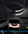 Rechargeable LED Headlamp Two Pack With 230 Degree Wide Beam Motion Sensor Lightweight And Weatherproof Dual Light Source