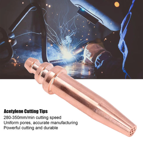 Five Pack Acetylene Cutting Tips G02 2 For Metal Cutting With Separate Gas Inlets Torch Nozzle Accessories
