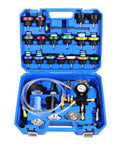 Radiator Pressure Tester And Coolant Refill Tool Kit 28 Piece Set For Cars Trucks SUVs Universal Leak Test Vacuum Purge Filling