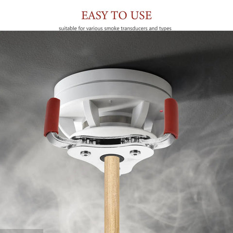 Pro Grade Smoke Transducer Remover Tool Head for hassle-free gripping on a sensor, showcasing aluminum construction and compact design.