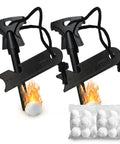 Magnesium Fire Starter With Striker Kit High Temp Ferro Rod Fire Starter Survival Tool With 20 Pack Waterproof Tinder for camping.