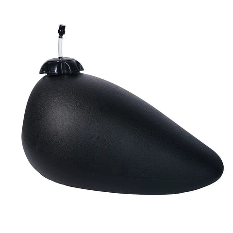 Durable Fuel Tank Replacement For Baja Tiralmaster Massimo MB200 And Mini Bike Lineup Hawg Ty 196cc Black HDPE side view