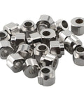 Upgrade Your 3D Prints With This 20-Pack Of Eccentric Spacer Nuts Designed For Smooth Motion Control On Ender 3 Printers, steel material.