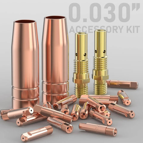 MIG Welding Gun Kit With.030 Tip Nozzle Diffuser For Lincoln Magnum 100L And Tweco Mini No 1 Torches, Direct Fit For Flux 135 Pro And MIG 140 165 185 205 Series, Gear Up Your Welding Game At Home Or Shop