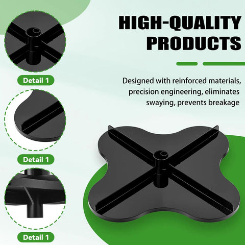 Heavy-Duty Fertilizer Spreader Impeller For Stand-On 125-Pound Spreader Wobble-Free Reinforced N2320 Replacement With Vertical Rib Design