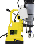 Heavy Duty Magnetic Drill Press With 1-3/4 Inch Boring Capacity And 2700 Pound Rock Solid Grip featuring variable speed control.