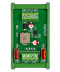 Top view of USB DC5V Buck Converter for DIN Rail Mounting Dual 5V Outputs Up To 2.4A Each Or Single 4.8A 8.5 To 32V Input