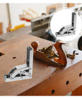 Heavy Duty Stainless Steel Self Closing Reversible Door Hinge Set 2 Pieces With Silent Hydraulic Damping Hidden Folding Design