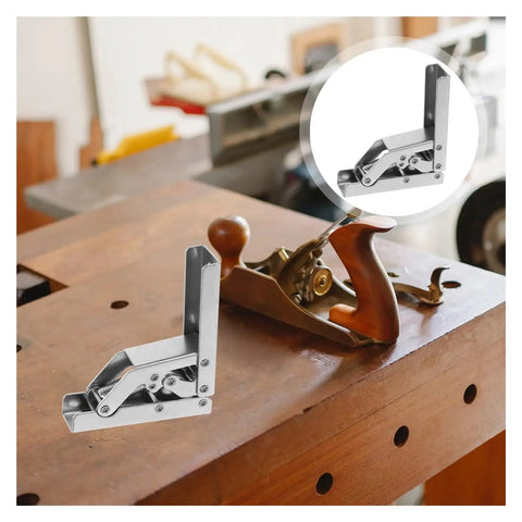 Heavy Duty Stainless Steel Self Closing Reversible Door Hinge Set 2 Pieces With Silent Hydraulic Damping Hidden Folding Design