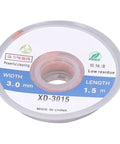 Desoldering Solder Wick Braid Set Pro Grade 5 Pcs No Clean Copper Wire 3mm Wide By One Point Five Meters Long Tough Solder Removal