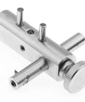 Heavy Duty Knifemaker Center Punch And Height Scribe Tool Built Like A Tank With Solid 303 Stainless Steel Body showing precision tips and calibrated markings.