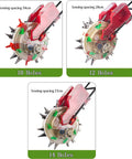 Hand Push Roller Seeder Spreader For Lawn And Garden With 14 Hole Row Seed Planter showing 10, 12, 14 holes configuration
