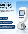 Portable Gas Mass Flow Meter Tester With Pro Grade Precision For Air Nitrogen And Oxygen On The Go Handheld Flow Rate Meter 0 To 250 Liters Per Minute MF5712 with MEMS chip and digital display.
