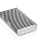 Express 1M2 Portable NVMe SSD Enclosure With USB4 Thunderbolt Compatible USB C Aluminum Heat Sink Lightning Fast External Drive