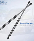 Heavy Duty Rear Hatch Strut Easy Bolt Right On Replace For 07 08 09 10 11 12 Hyundai Santa Fe Liftgate Tailgate Gas Shock Support, black shock struts.