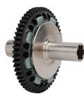 57T Slipper Clutch Spur Gear Upgrade in Hardened Steel 45 for RC Cars like Granite, Senton 3S, showing durable design