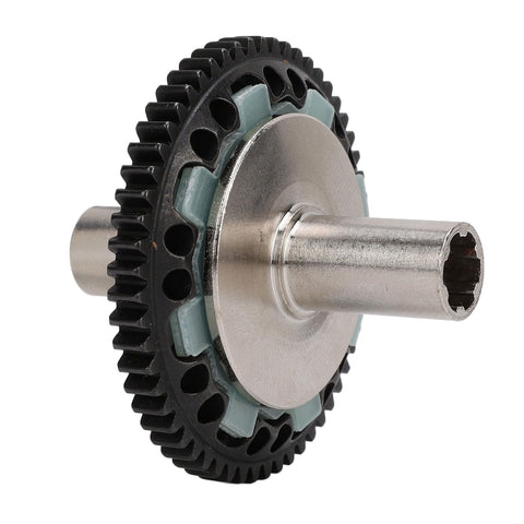 57T Slipper Clutch Spur Gear Upgrade in Hardened Steel 45 for RC Cars like Granite, Senton 3S, showing durable design