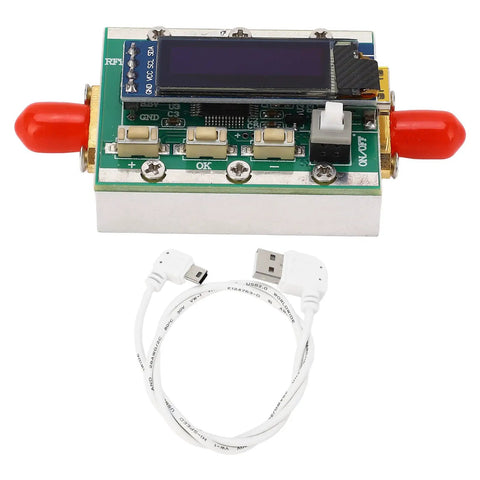 Pro Grade Programmable RF Attenuator 0 To 31 dB In 1 dB Steps For 1 MHz To 3.8 GHz with PC control, CNC aluminum shell, 50 Ohm RP SMA connectors.