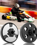 Five Eighth Inch Bore Centrifugal Clutch Eleven Tooth For 35 Chain shown with go-kart in motion