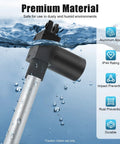 Heavy Duty 12V DC Linear Actuator Delivering 6000N Force And 500Mm Stroke For Adjustable Desk Lifts Tv Mount Underwater 1