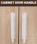 Self Adhesive Push Pull Cabinet Handles White Plastic For Cabinets Drawers Wardrobes Doors And Windows Easy Install