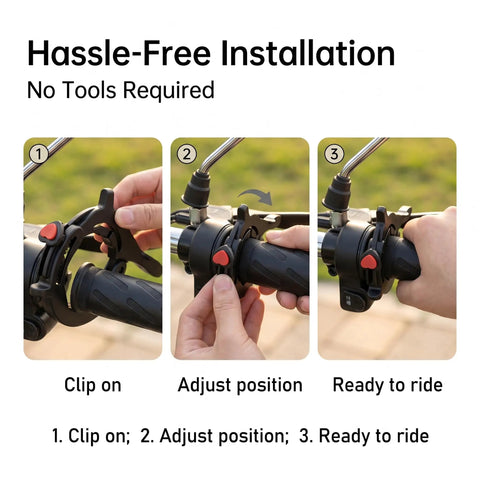 Heavy Duty Motorcycle Cruise Control Throttle Lock With Serrated Heart Push Button Nonslip Handlebar Mount installation steps