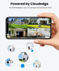 App view of Solar Powered Wireless Outdoor Security Cameras Two Pack No Wires 3MP Resolution Pan Tilt 360 Degree WiFi Camera