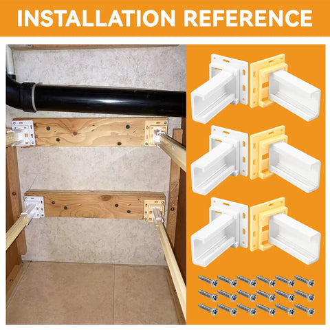 Installation reference for Bulletproof RV Drawer Slides 3 Pack With Four Way Adjustable Base Fits 1 Inch Channels.