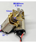 Built Tough Ga12 N20 Full Metal Gearbox Electronic Starter Motor Running Smooth At 36 Rpm Slow Speed D Shaft with dimensions.