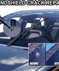 Windshield Crack Repair Kit Two Pack For Chips And Star Shaped Cracks Quick Fix Glass Repair Fluid With Fast Cure Looks Like New