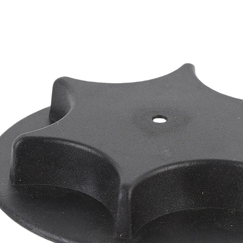 Close-up of black plastic Spare Tire Hold Down Bolt 74810 JY01B Replacement Clamp Screw for Nissan 350Z to Kicks 2003-2021