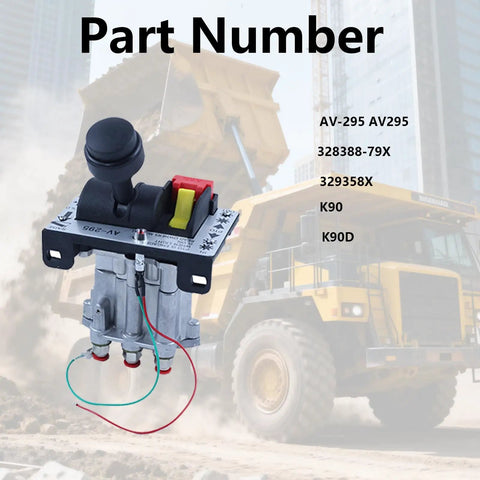 Power Take Off PTO Hoist Air Shift Control Valve With PTO Switch and fittings for dump truck hydraulic system