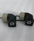 90 Degree Par Series 80Mm Planetary Gearbox With 19Mm Shaft Heavy Duty Speed Reducer and Gearhead Motor with dual motor design.
