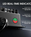LED real-time indicators on Heavy Hitter 12V 20A LiFePO4 Battery Charger showing charging status.