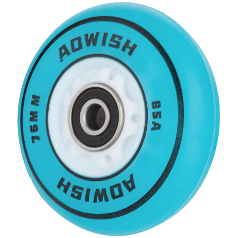Dope Light Up Inline Skate Wheels With LED Lights No Batteries Needed Powered By Centrifugal Force 76mm blue single wheel