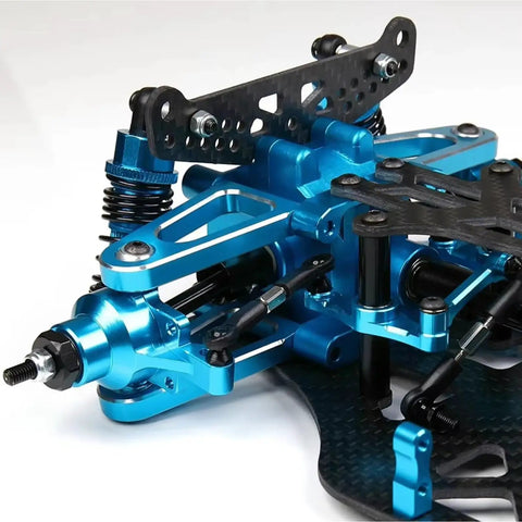 Rugged Aluminum And Carbon Chassis Frame Upgrade For TT01 One-Tenth Scale RC Cars, Boost Controllability, Stability, And Balance