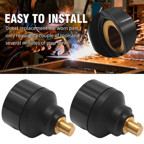 Brass Adapter Connectors Two Pack For Welding And Plasma Cutting Machines Ten Twenty Five Male To Thirty Five Fifty Female TIG Welding Torch Connector Adapter With Heavy Duty Brass Construction And Enhanced Compatibility