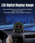 Dual Alert Water Temperature Gauge With 1 Eighth NPT Sensor And Bracket 300F Digital LED Display For Cars Trucks Boats And Marine Applications 52mm 2 Inch Mount Real Time Cooling Temp Monitor For Your Ride on dashboard