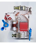 Heavy Duty Miniature Circuit Breaker In Single Double Triple Quad Pole Configs Knockout Din Rail Mount internal wiring components