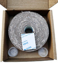 Top Shelf Heavy Duty Emery Cloth Sandpaper Roll For Drum Sanders And Woodworking Bench Projects in box with tape layers.