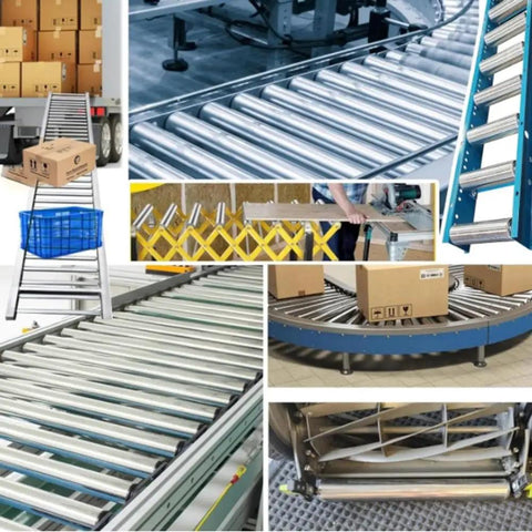 Heavy Duty Metal Conveyor Rollers For Industrial Gravity Lines 1 Inch Diameter X 7 Point 8 Inch Shaft Galvanized Finish With Quick Release Spring Mount Tough As Nails Commercial Grade Replacement For Kayak Ramps And Gear