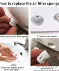 How to replace Replacement Nebulizer Filter Sponge For Clear Airflow In Your Nebulizer System Pack Of 48 White Air Filters