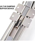 Built Tough Heavy Duty Sliding Door Hinge For Cabinets And Wardrobes, Durable Furniture Hardware With Smooth Sliding Movement, High Load Bearing, Stable Connection, Easy mounting, Ideal For Frequent Use built-in damping buffer device, metal
