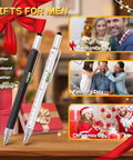 9 In 1 Metal Multitool Pen Set For Him With 2 Pens And 6 Refills Gift Ideas for Father Husband Christmas Valentine's Father's Day