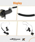 Pre-Filled Clutch Master Cylinder And Slave Cylinder Assembly For Ford F Series Trucks 1993-1997 F350 F250 HD F Super Duty 7.3L 7.5L V8 OHV OE 136.65513 Compatible Ready To Drop In displayed on white background showing multiple angles